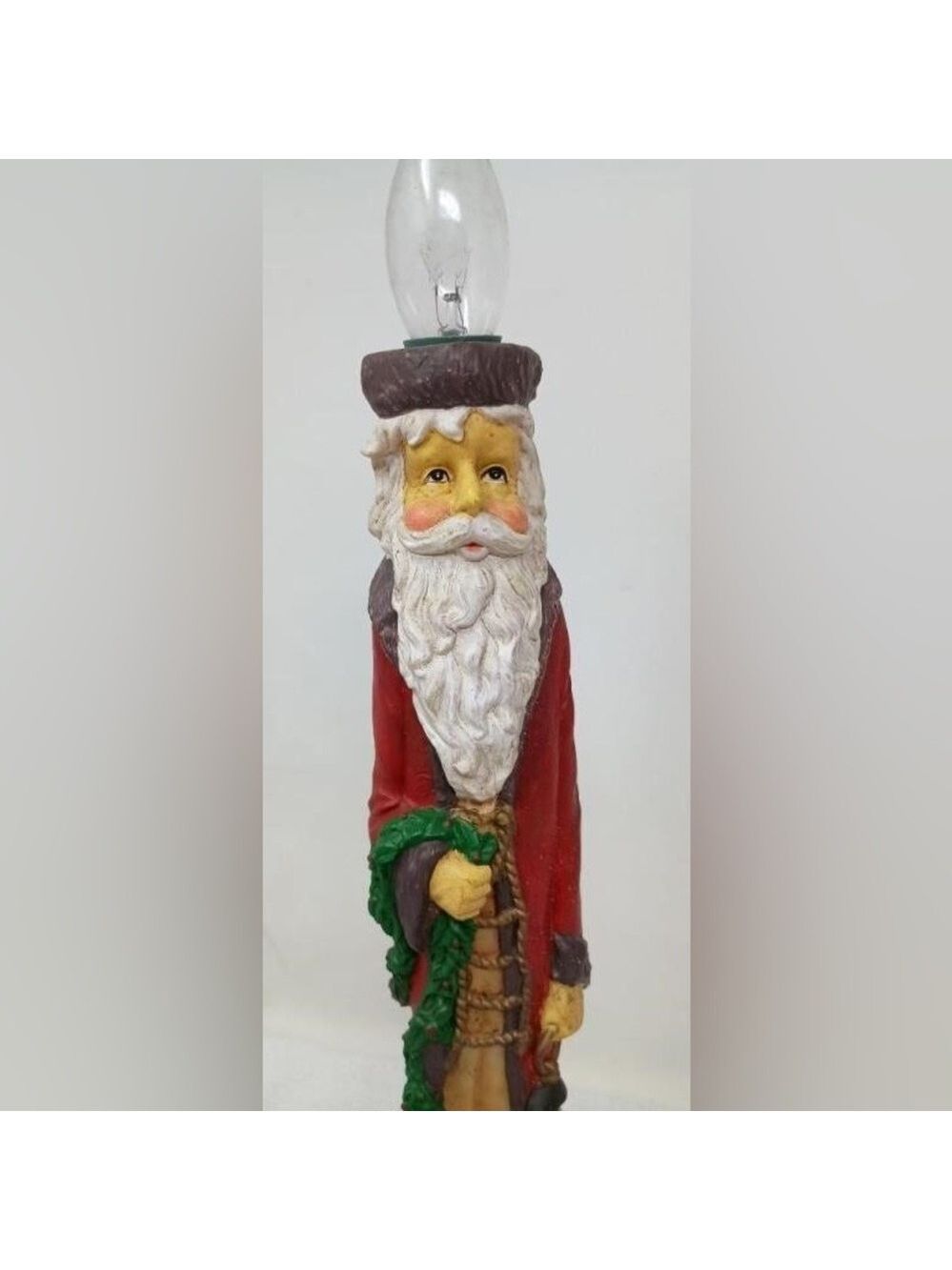 Santa Candle Lamps, Christmas Decor, 24"H, Red - Picture 7 of 11